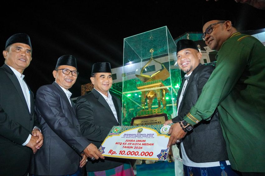 Resmi Ditutup, Medan Selayang Juara Umum MTQ Ke-59 Kota Medan