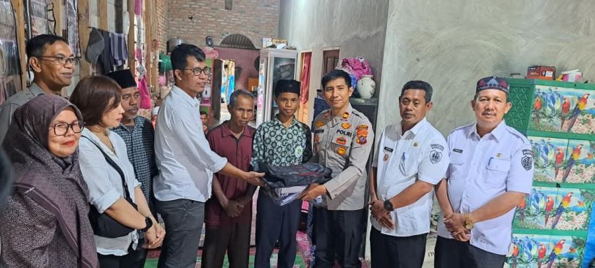 Senyum Fauzan Kembali Rekah Lewat Trauma Healing Polres Labuhanbatu