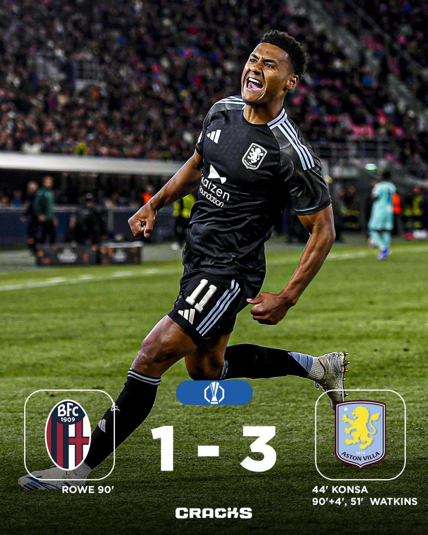 Hasil Babak 8 Besar Liga Europa, Aston Villa Gasak Bologna, Nottingham Tahan FC Porto