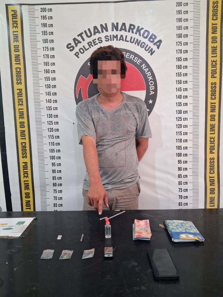 Polres Simalungun Gerebek Sarang Narkoba di Kampung Jawa