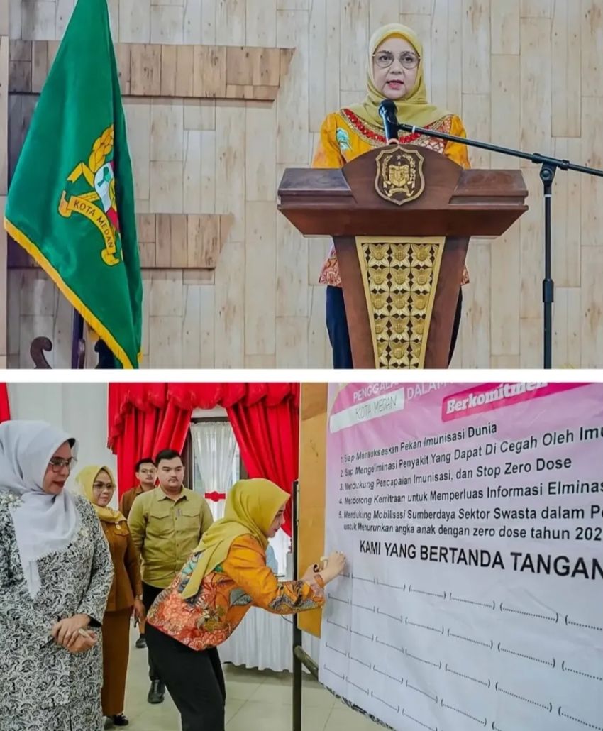 Airin Rico Waas Dorong Peran Sektor Swasta Tekan Angka Zero Dose Imunisasi di Medan