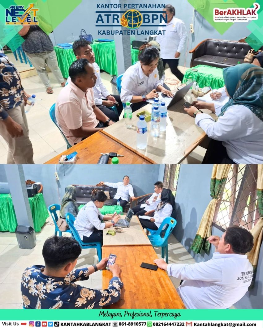 Kantah Langkat  Berkomitmen Tingkatkan  Kualitas Pelayanan Pertanahan