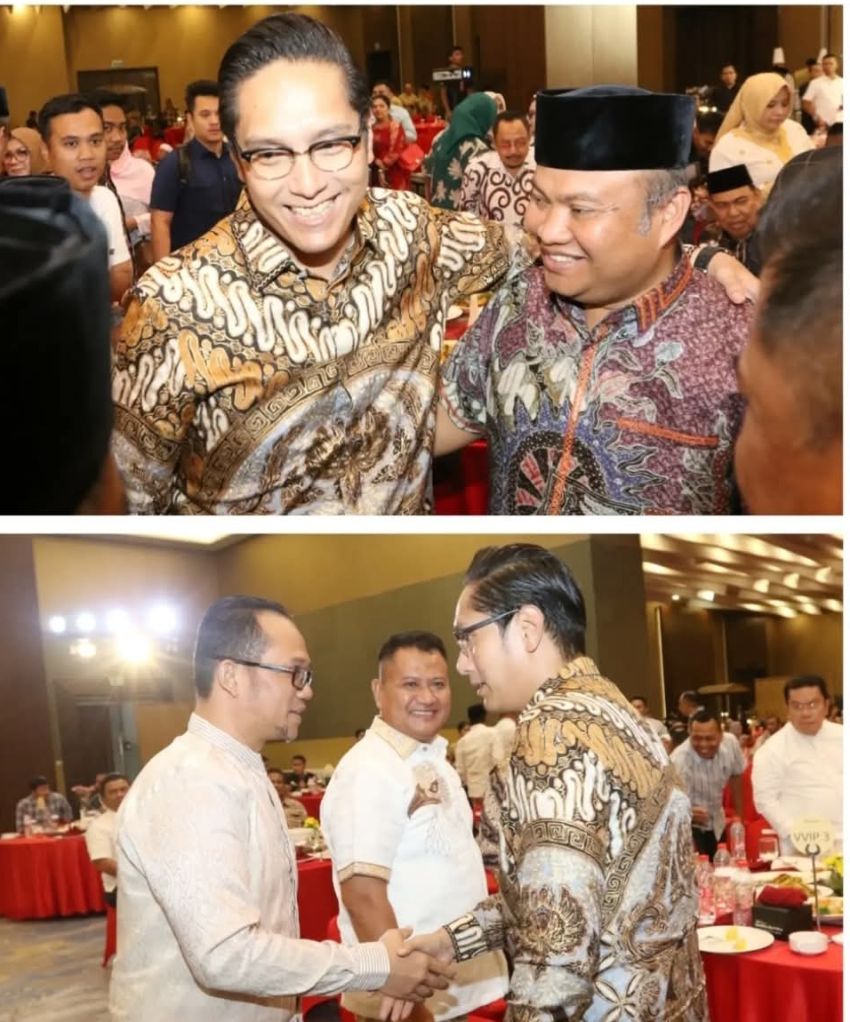 Rico Waas dan Wakil  Walikota Medan Hadiri Halal Bihalal Keluarga Besar Yayasan Gerakan Sumut Bergiat dan IKA MSP FISIP USU