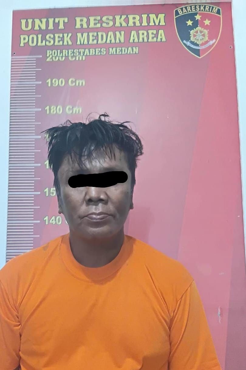 Terekam CCTV Gasak HP di Masjid Amanah, Charles Diringkus Polsek Medan Area