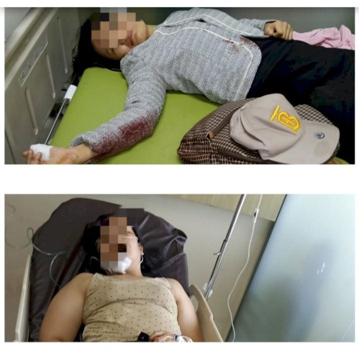 Begal Berparang Beraksi di Dalam Angkot, Penumpang Panik Lompat Selamatkan Diri