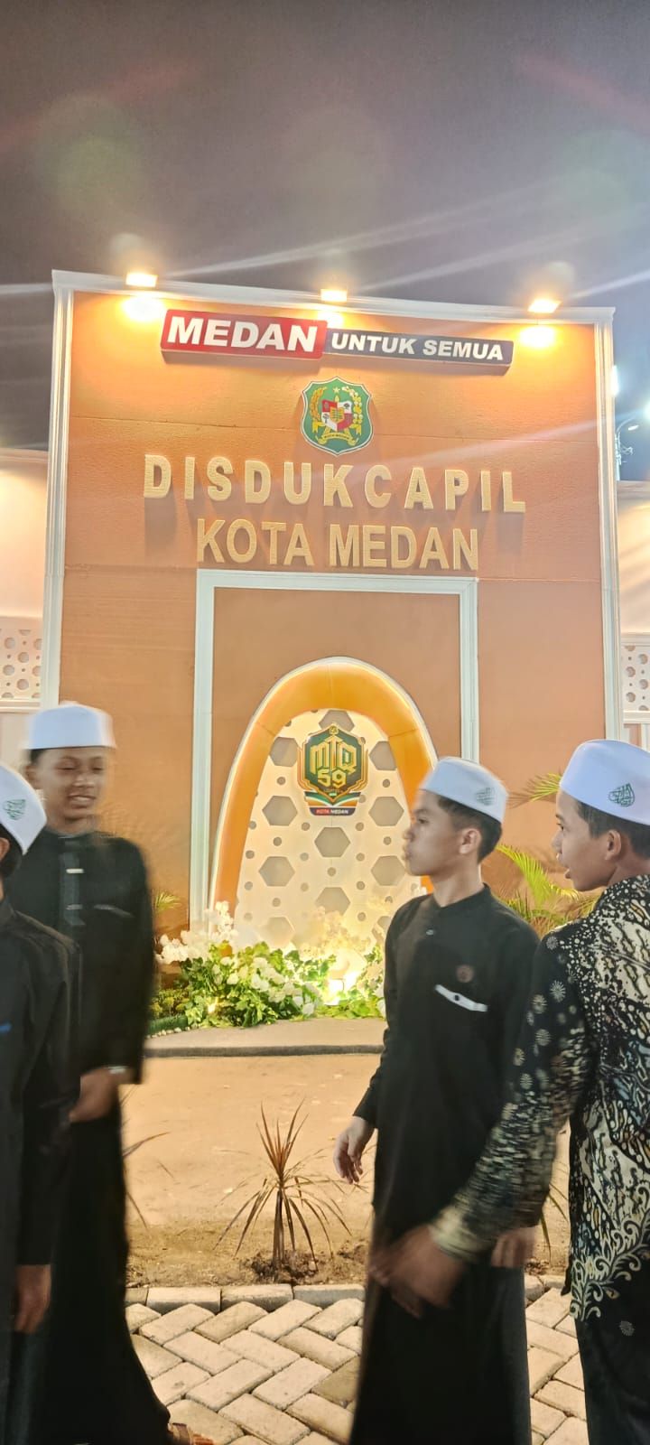 Pelayanan Disdukcapil Kota Medan di MTQ Ke - 59,Sangat Diminati Warga Kota Medan