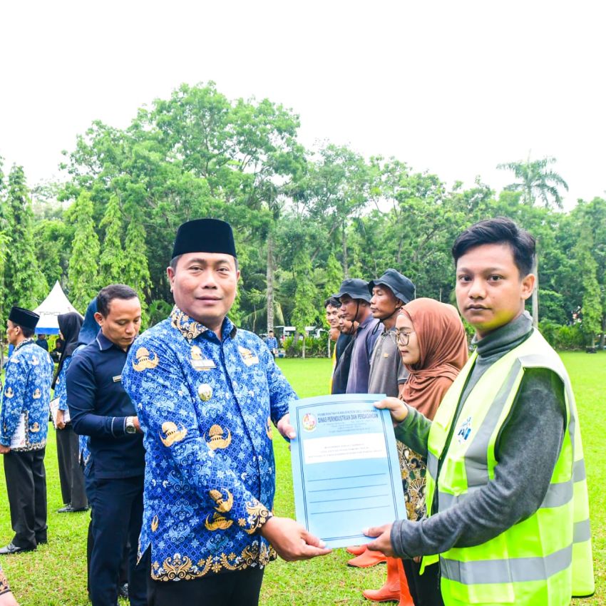 Wabup Deli Serdang Pimpin Apel Gabungan, Tekankan Pelayanan Publik dan Peningkatan PAD