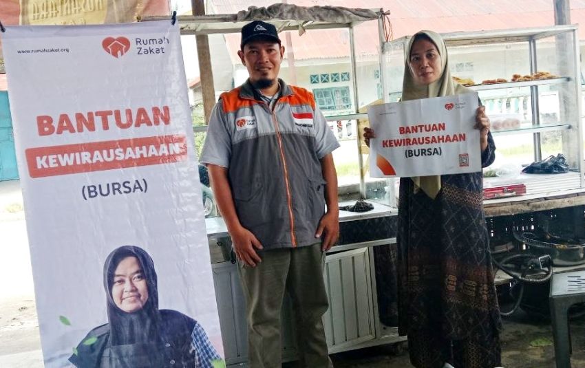 Salurkan Bantuan Kewirausahaan di Binjai Serbangan