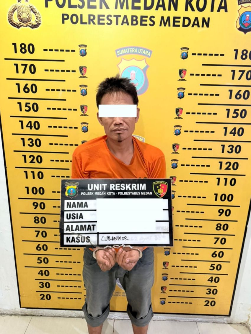 Elakkan Kucing Terjatuh, Sepeda Motor Dibawa Kabur, Pelakunya Ditangkap