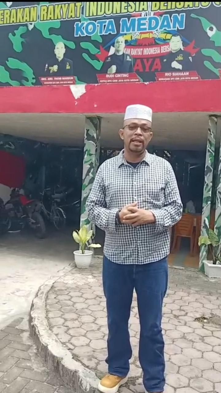 Wujud Kepedulian, DPC GRIB Jaya Kota Medan Salurkan 700 Porsi Makanan di Jumat Berkah