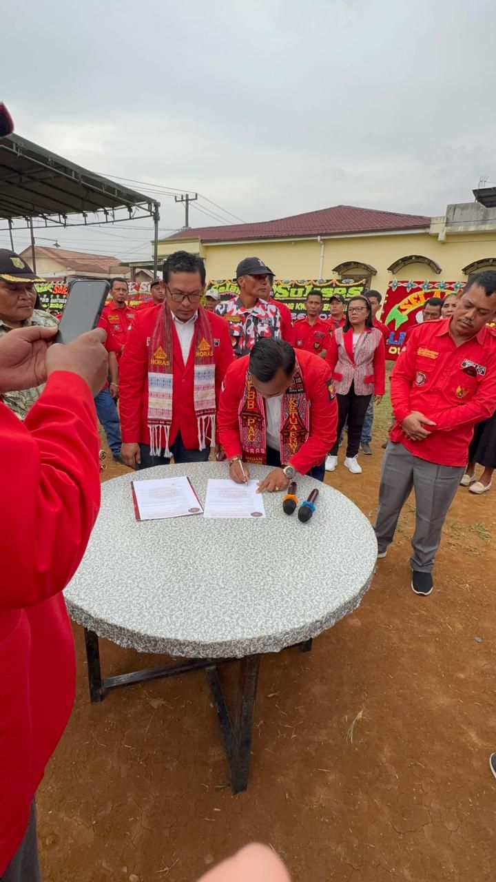 Daniel Tampubolon Dipercaya Jadi Ketua Ranting PBB Kwala Bekala9