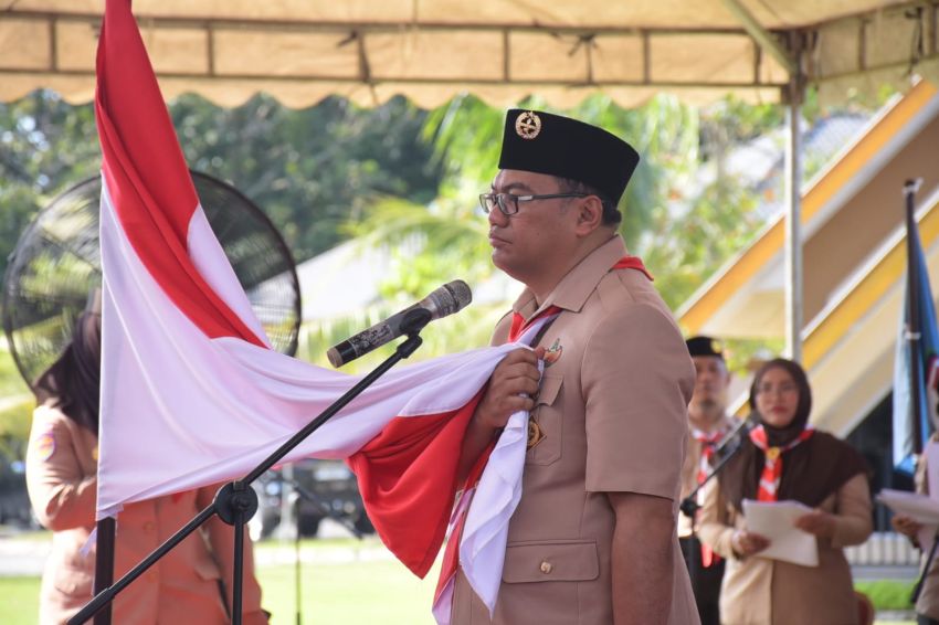 Bupati dr H Asri Ludin Tambunan Pimpin Mabicab, Pramuka Deli Serdang Ditarget Jadi Terbaik di Sumut