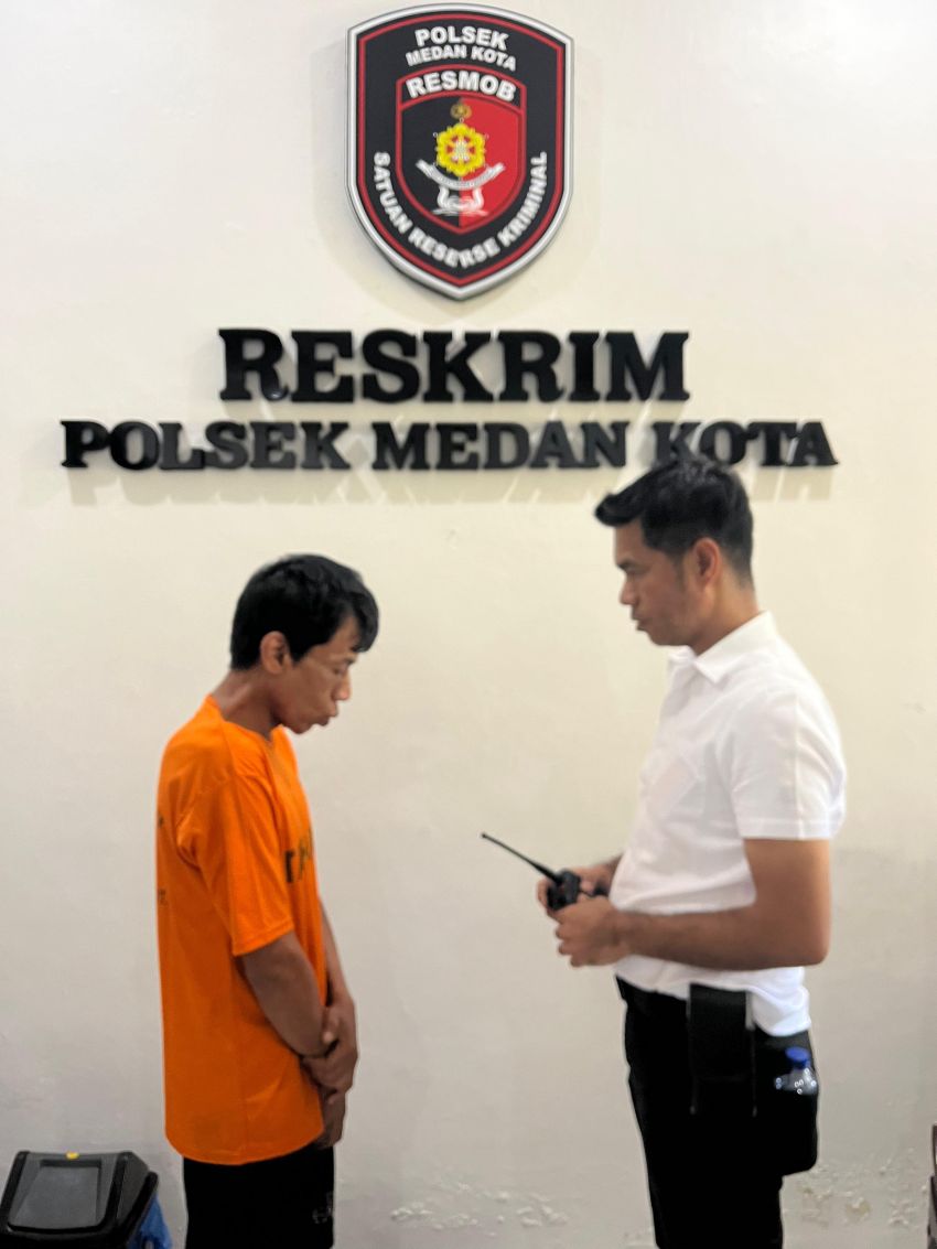 Polsek Medan Kota Tangkap Dua Pelaku Curanmor, Satu Diantaranya Residivis Spesialis Kejahatan Jalanan