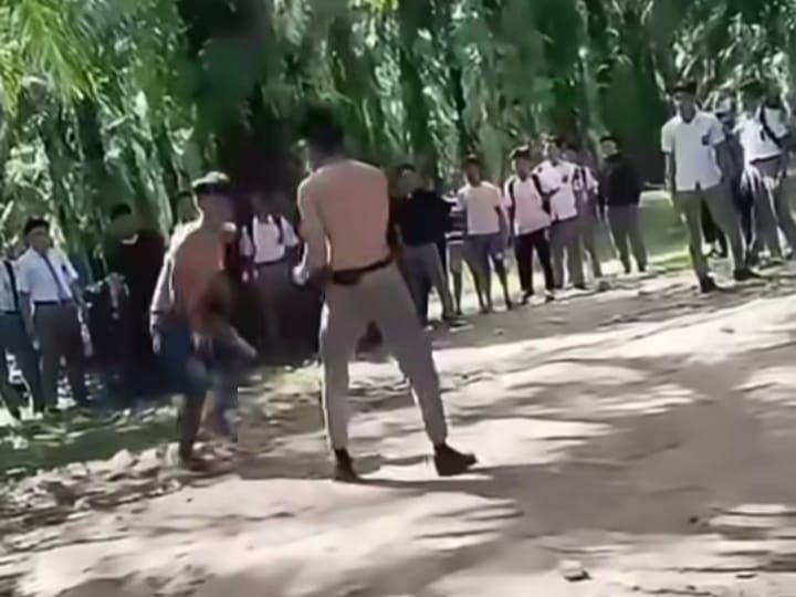 Viral! Video Diduga Pelajar Berkelahi di Rantauprapat