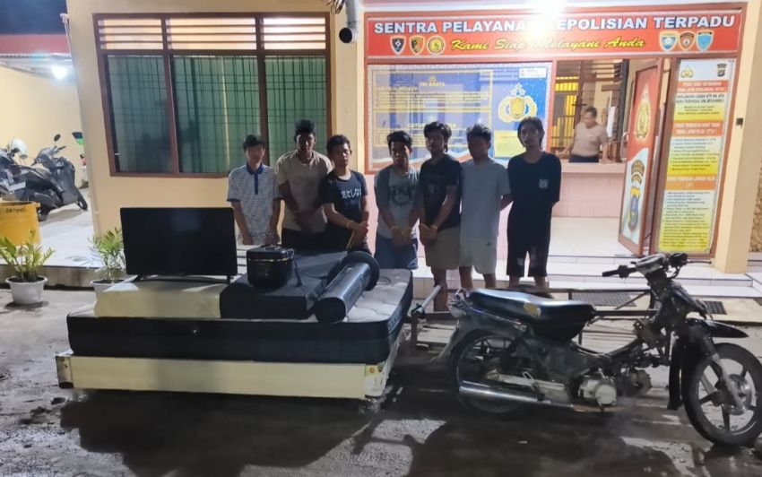 Polsek Bangun Bekuk 7 Maling