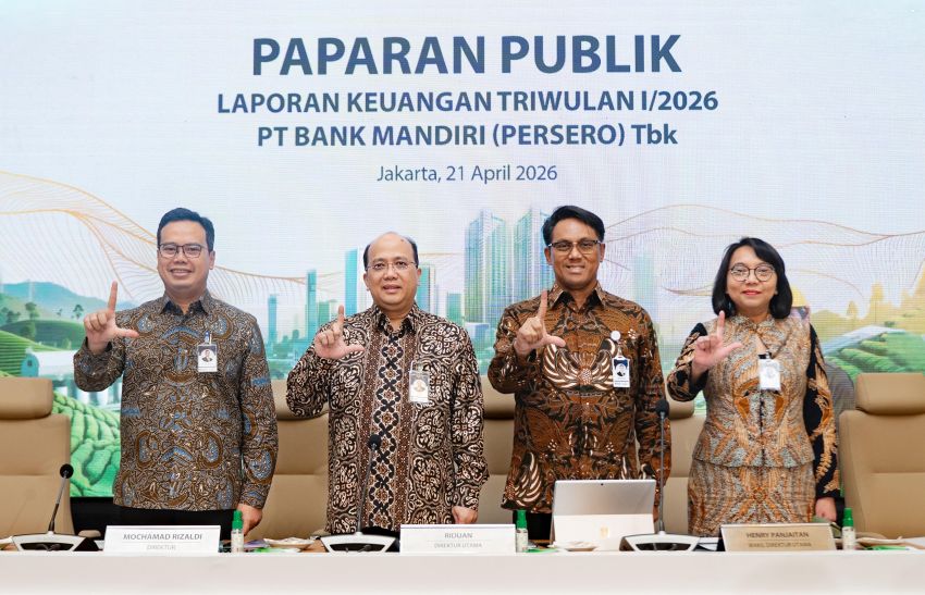 Bank Mandiri Catat Laba Bersih Rp15,4 Triliun di Kuartal I 2026, Kukuhkan Peran sebagai Mitra Strategis Pemerintah