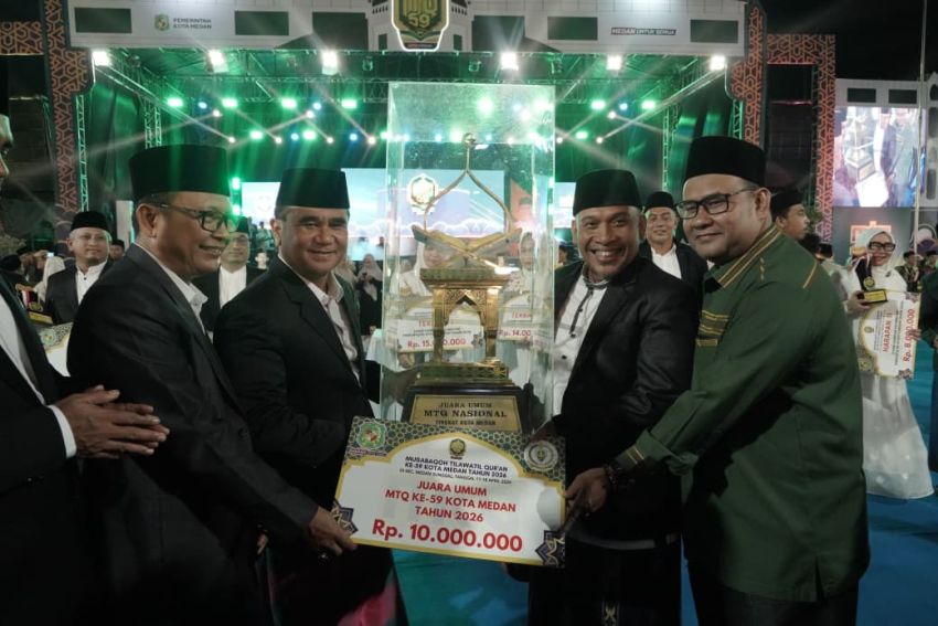 Medan Selayang Ukir Sejarah Juara Umum 3 Kali Berturut-turut MTQ Kota Medan, Ini Kata Camat Muhammad Husnul Hafiz