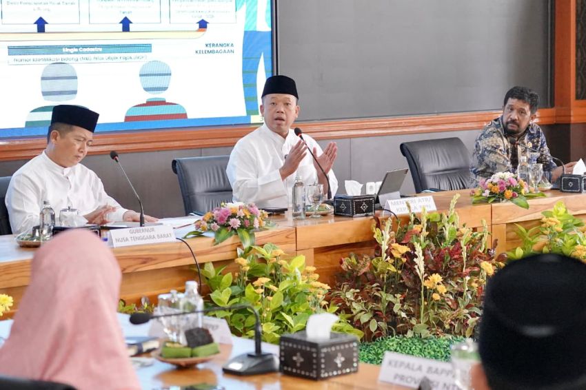 Menteri Nusron Imbau Kepala Daerah Se-NTB Percepat Penyusunan RDTR untuk Optimalkan Potensi Daerah