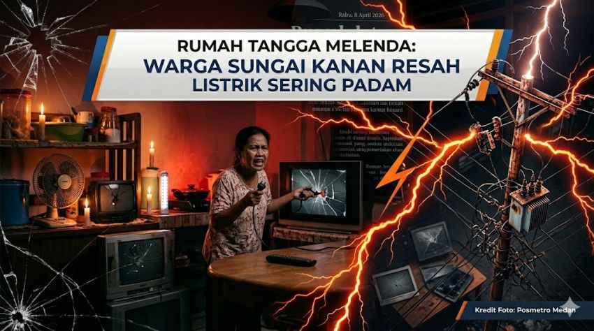 Listrik Byar Pet Hantui Sungai Kanan, Barang Elektronik Warga Jadi Korban