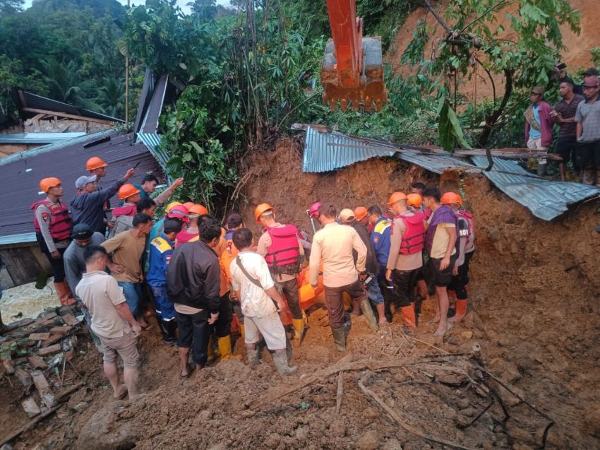 Longsor di Desa Sembahe, 5 Orang Meninggal Dunia