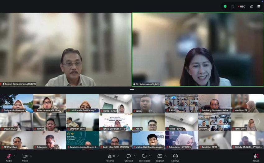 Kementerian ATR/BPN Bahas Dasar Penyusunan Anggaran 2027