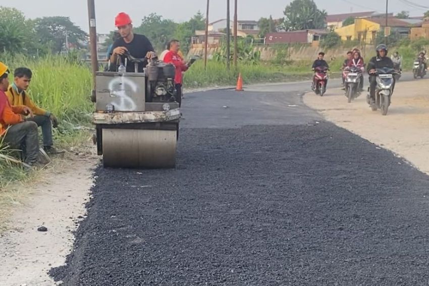 Warga Medan Johor Apresiasi Pengaspalan Jalan Speksi Kanal, Kini Lebih Nyaman dan Tak Ada Lubang