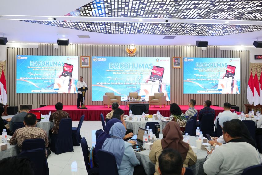 Sekjen ATR/BPN Tekankan Penyamaan Persepsi Dalam Implementasi Sertipikat Elektronik