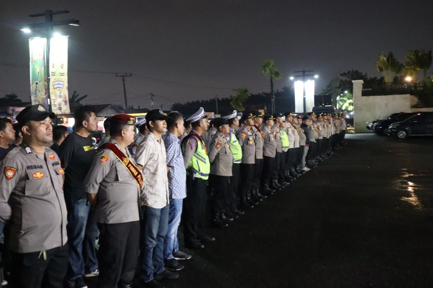 Agar Warga Medan Tenang Bermalam Minggu, Polrestabes Medan Siagakan Personel Gabungan di Titik Rawan