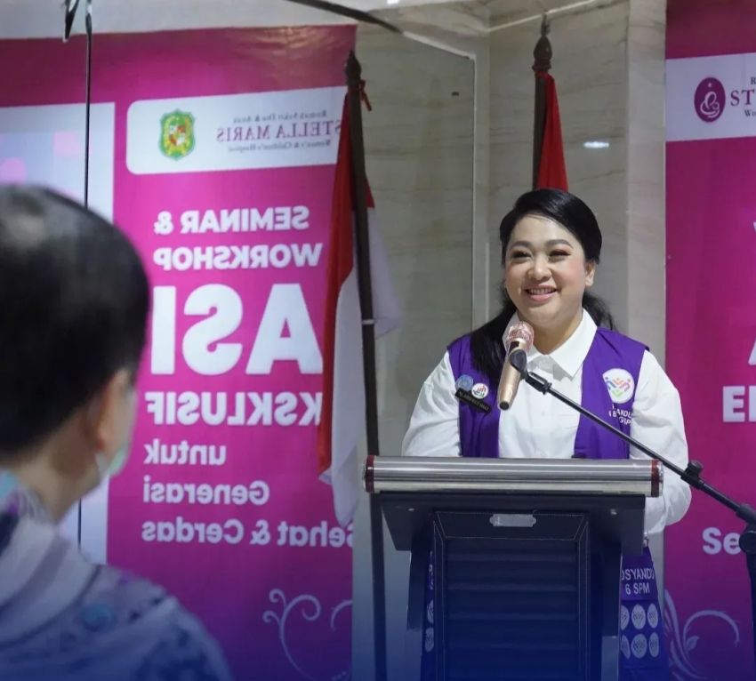 Airin Rico Waas Dorong Ibu di Medan Maksimalkan ASI Eksklusif