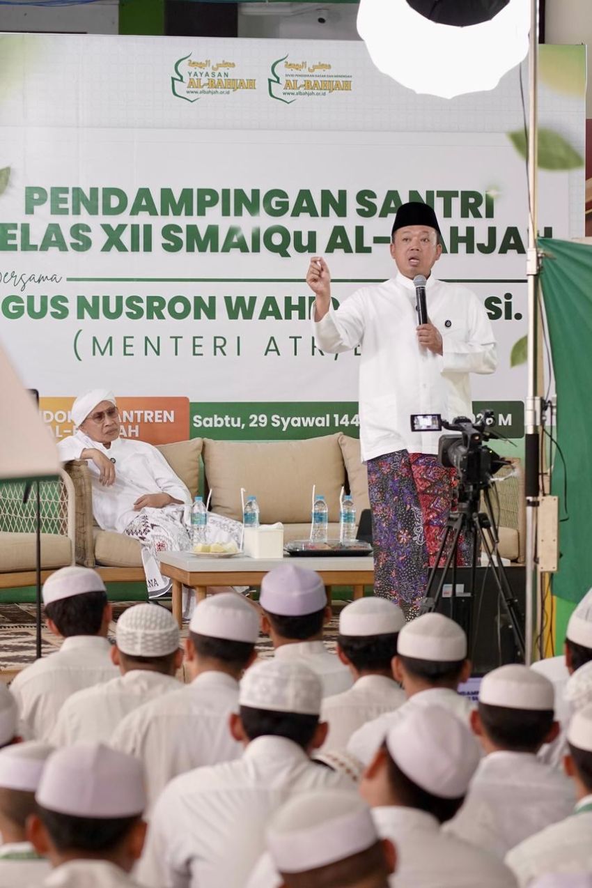 Nusron Ingin Santri Dikader sebagai Pelaksana Kebijakan di Bidang STEM