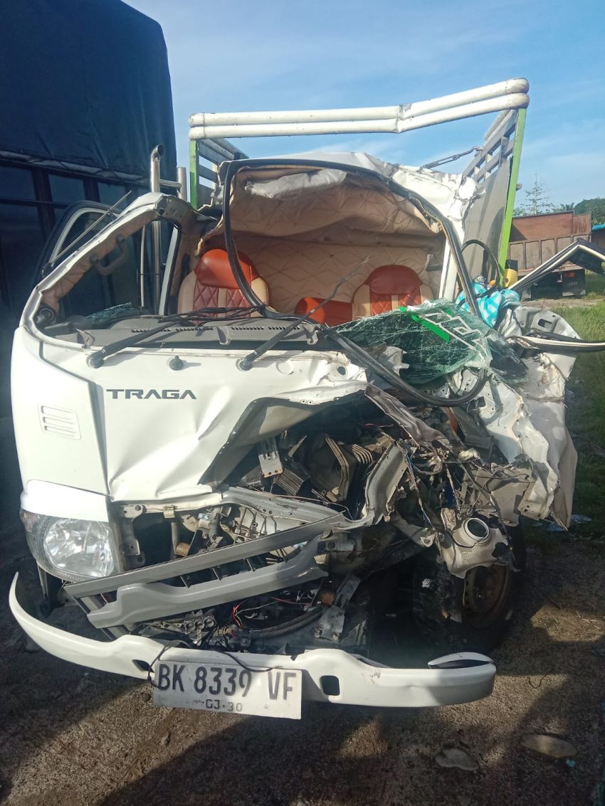 Kecelakaan di Tol Tebing Tinggi&ndash;Indrapura, 1 Orang Luka Berat dan 2 Luka Ringan