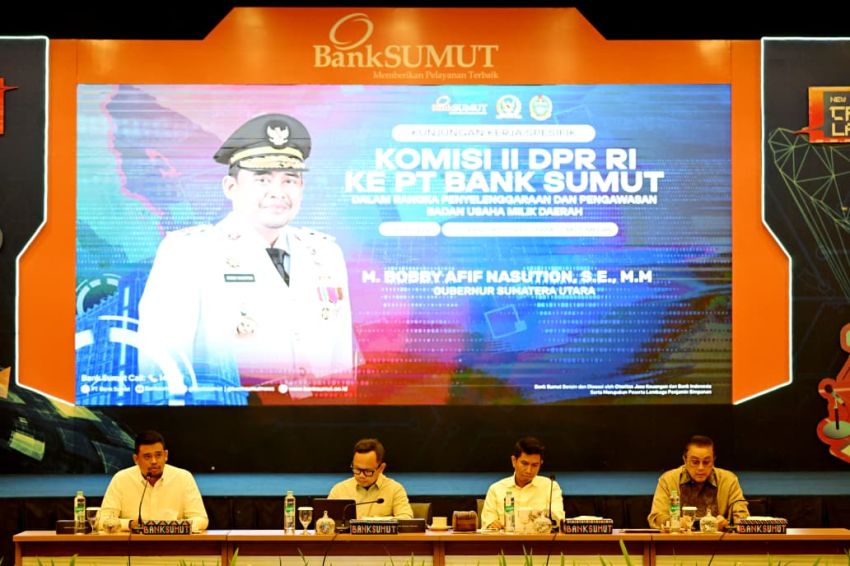 Didorong Jadi Motor Ekonomi Daerah, Komisi II DPR RI Kunjungi Bank Sumut