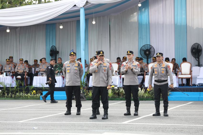 Polda Sumut Gelar Apel Akbar Sabuk Kamtibmas dan Sispam Kota, Kapolda: Polri Siap Amankan Sumut