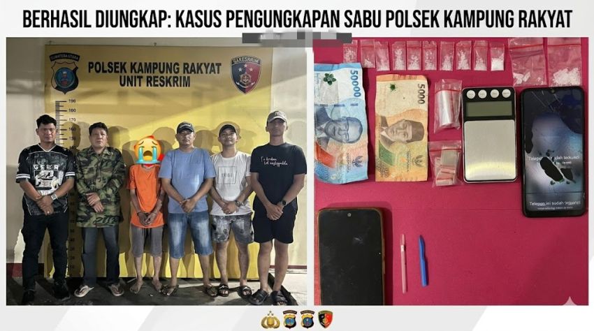 BD Sabu Aek Korsik Digulung, Belasan Paket dan Timbangan Elektrik Jadi Barbuk