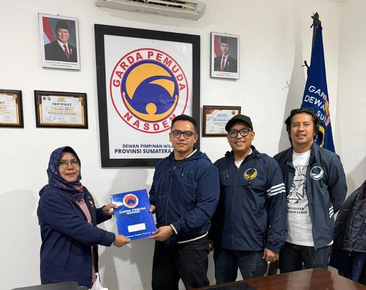 JB Bastian Siringoringo Mandataris Garda Pemuda NasDem Kota Medan Periode 2026 - 2031