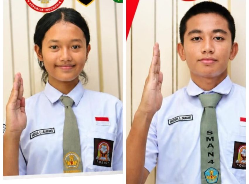 VIRAL..!!! 2 Paskibraka asal Siantar Calon Pengibar Bendera Pusaka 17 Agustus di Jakarta