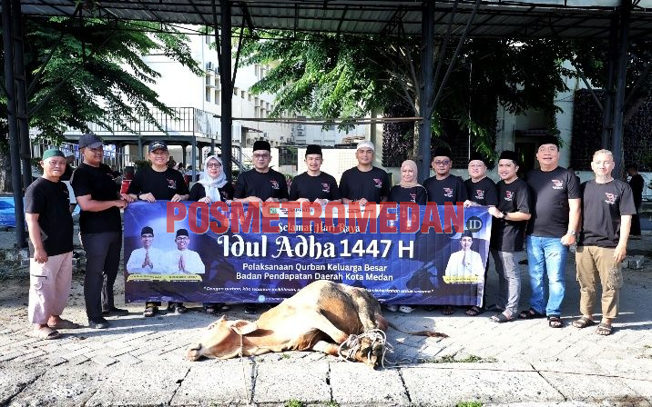Bapenda Kota Medan Sembelih 21 Ekor Hewan Kurban
