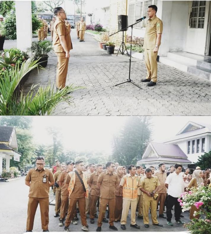 Apel Pagi Dinas SDABMBK Kota Medan,Tekankan Persiapan AFF Dan APEKSI Hingga Respons Keluhan Masyarakat