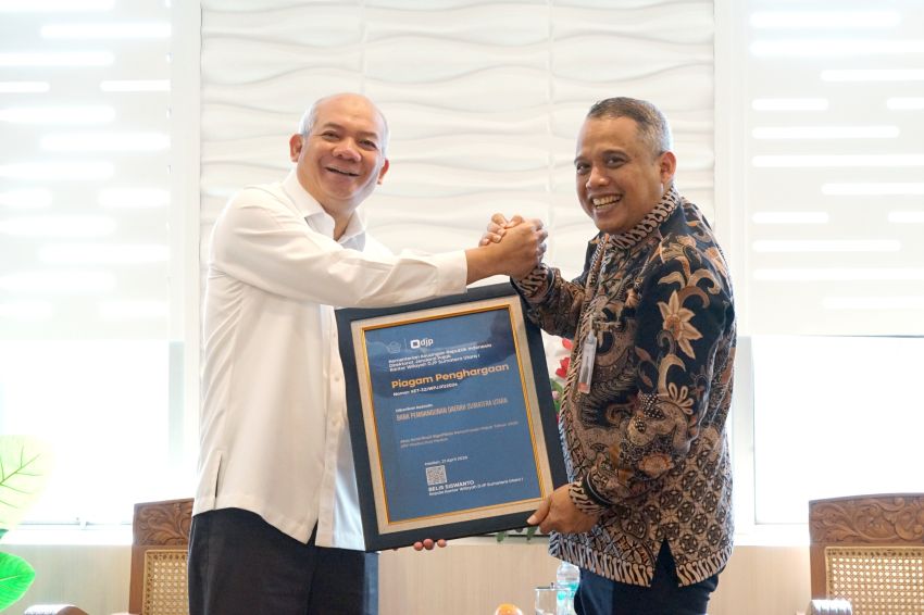 Bank Sumut Raih Taxpayer Award dari DJP