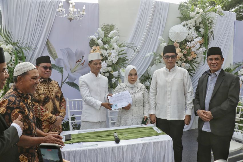 Wow! Ada Nikah di CFD, Rico Waas: Pentingnya Pencatatan Pernikahan, Lihat Foto-fotonya