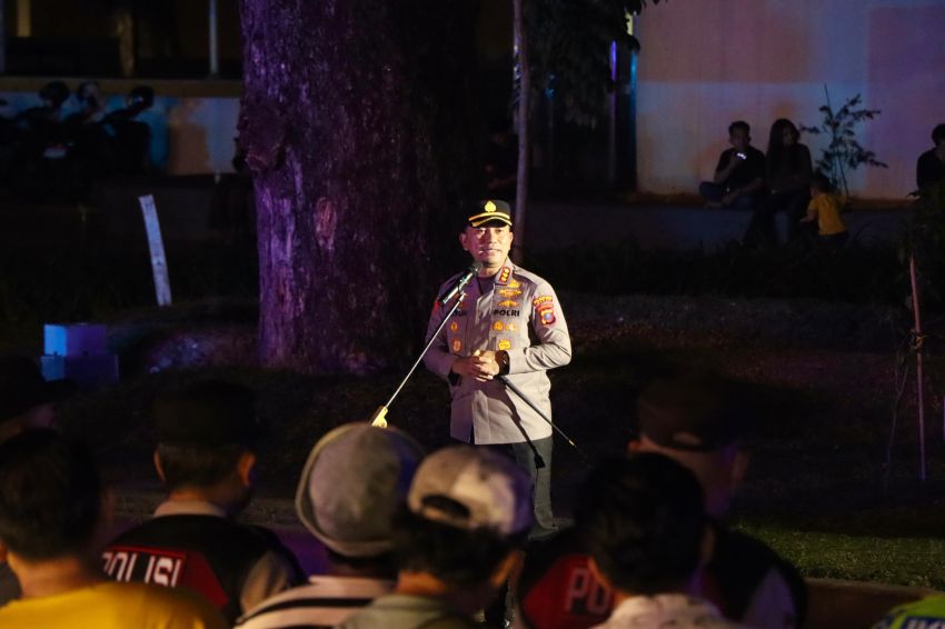 Medan Mulai Terang, 365 Personel Polrestabes Disebar Jamin Keamanan Pasca Blackout