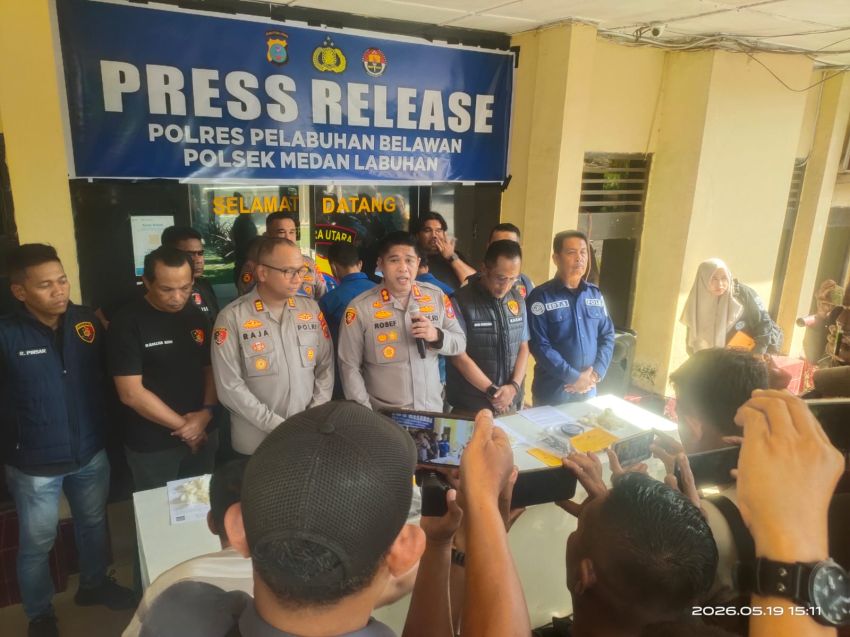 Kawanan Begal Pedagang di Sp Dobi Dibekuk Polres Pelabuhan Belawan, 3 DPO