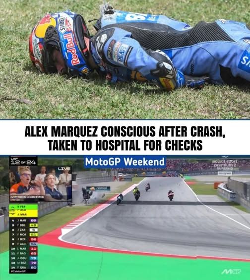 Horor! Balapan MotoGP Catalunya Chaos, Alex Marquez Terlempar Usai Hantam Motor Pedro Acosta