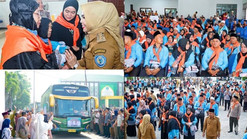 218 Jamaah Calon Haji Labuhanbatu Menjemput Rindu di Baitullah