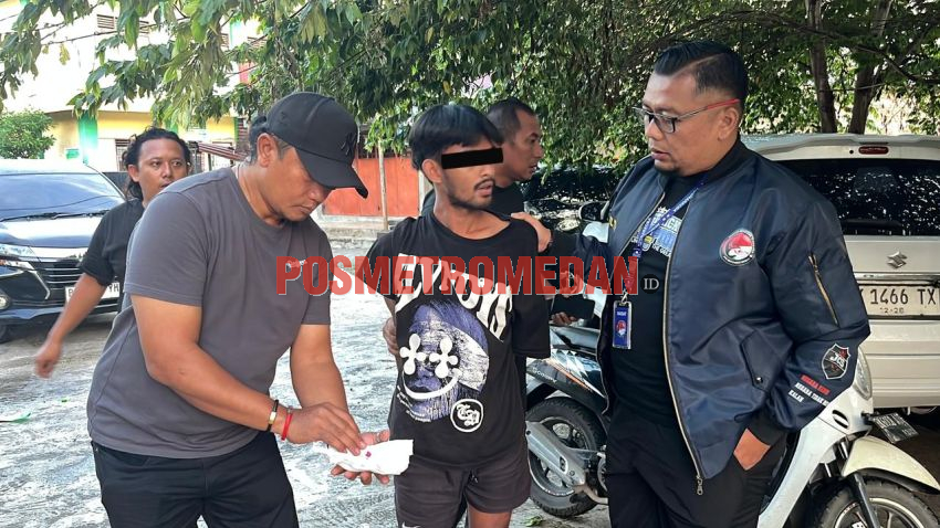 Satresnarkoba Polrestabes Medan Ringkus Pemasok Narkoba di Phantom KTV