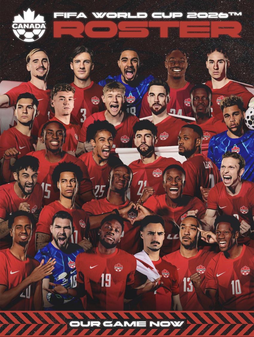 Ini Dia 26 Skuad Tim Kuda Hitam Kanada di Piala Dunia 2026