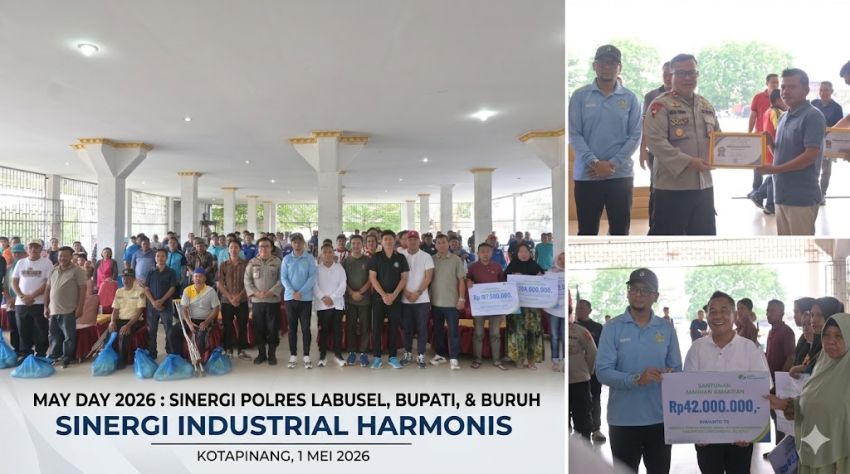Kapolres Labusel Tekankan Sinergi Pekerja dan Pemerintah