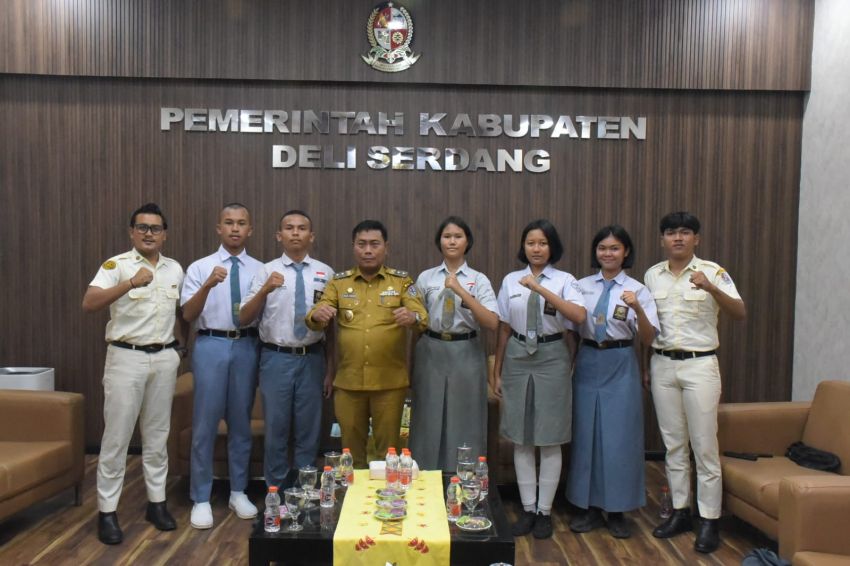 Empat Putra-Putri Terbaik Deli Serdang Ikuti Seleksi Paskibraka Sumut