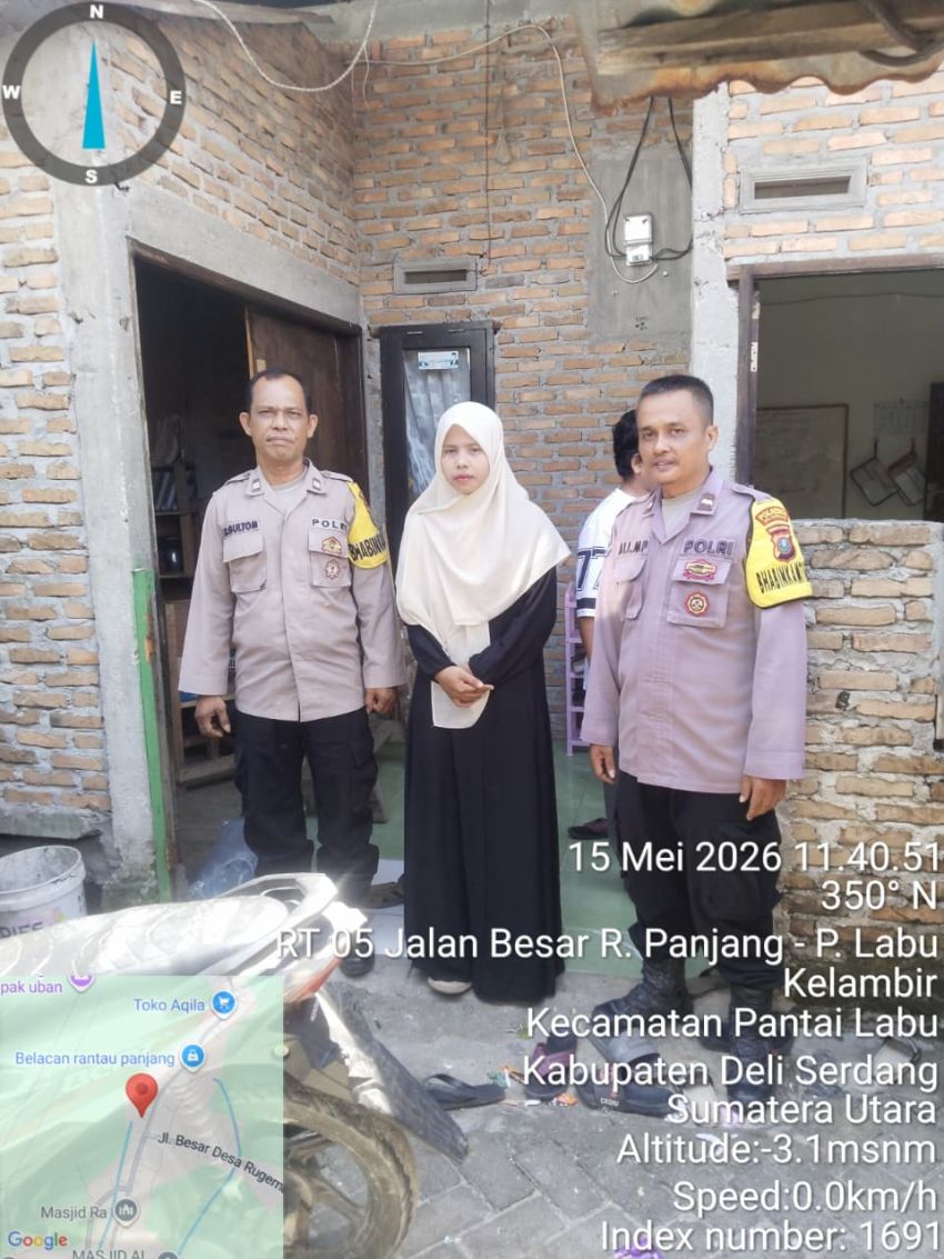 Polsek Pantai Labu Gelar Patroli Antisipasi Peredaran Narkoba di Wilayah Rawan