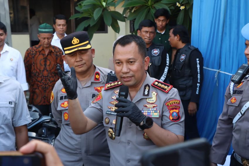 Dalam Sebulan, Polrestabes Medan Sikat 250 Kasus, 290 Tsk Gol